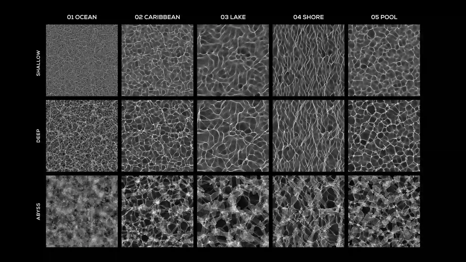 5套动画焦散通用纹理贴图合集-FIGMENT CAUSTICS – VOLUME 1
