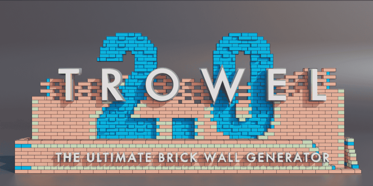 Blender砖墙生成插件 – Trowel v2.2
