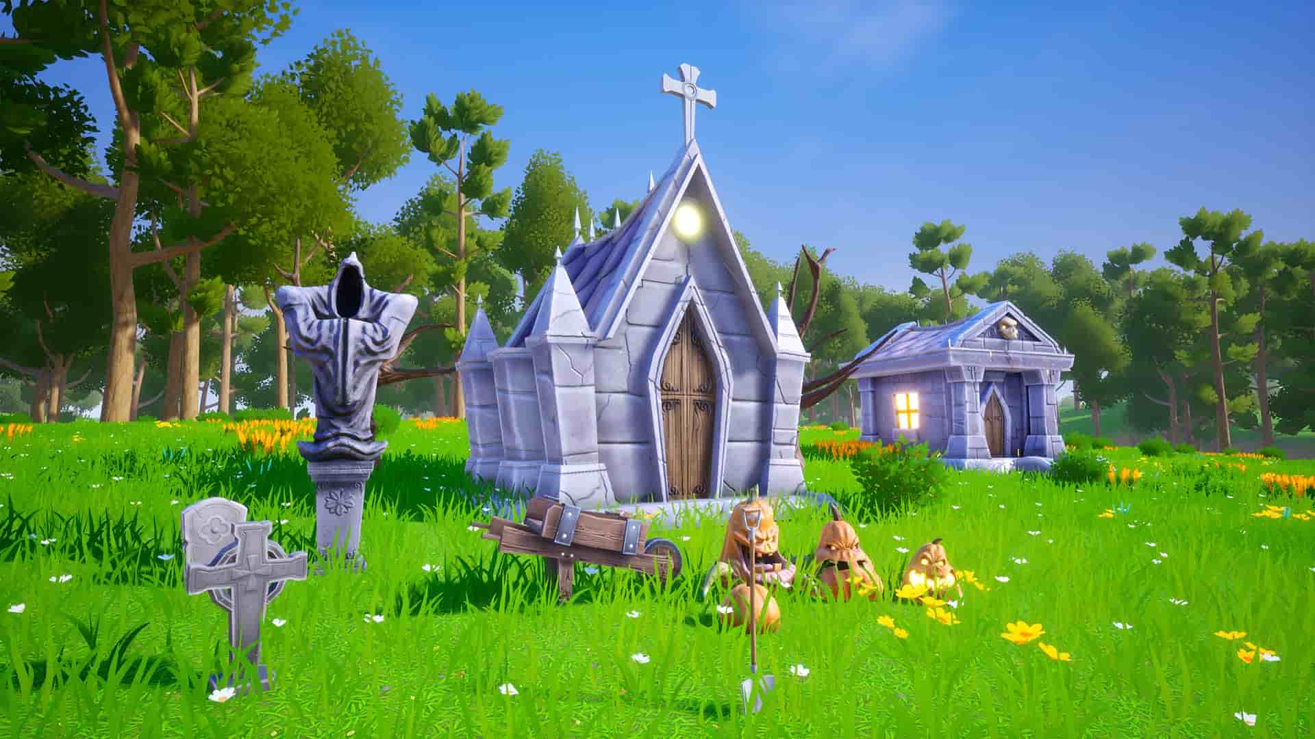 幽灵主题墓地包 – Spooky Stylized Graveyard Pack