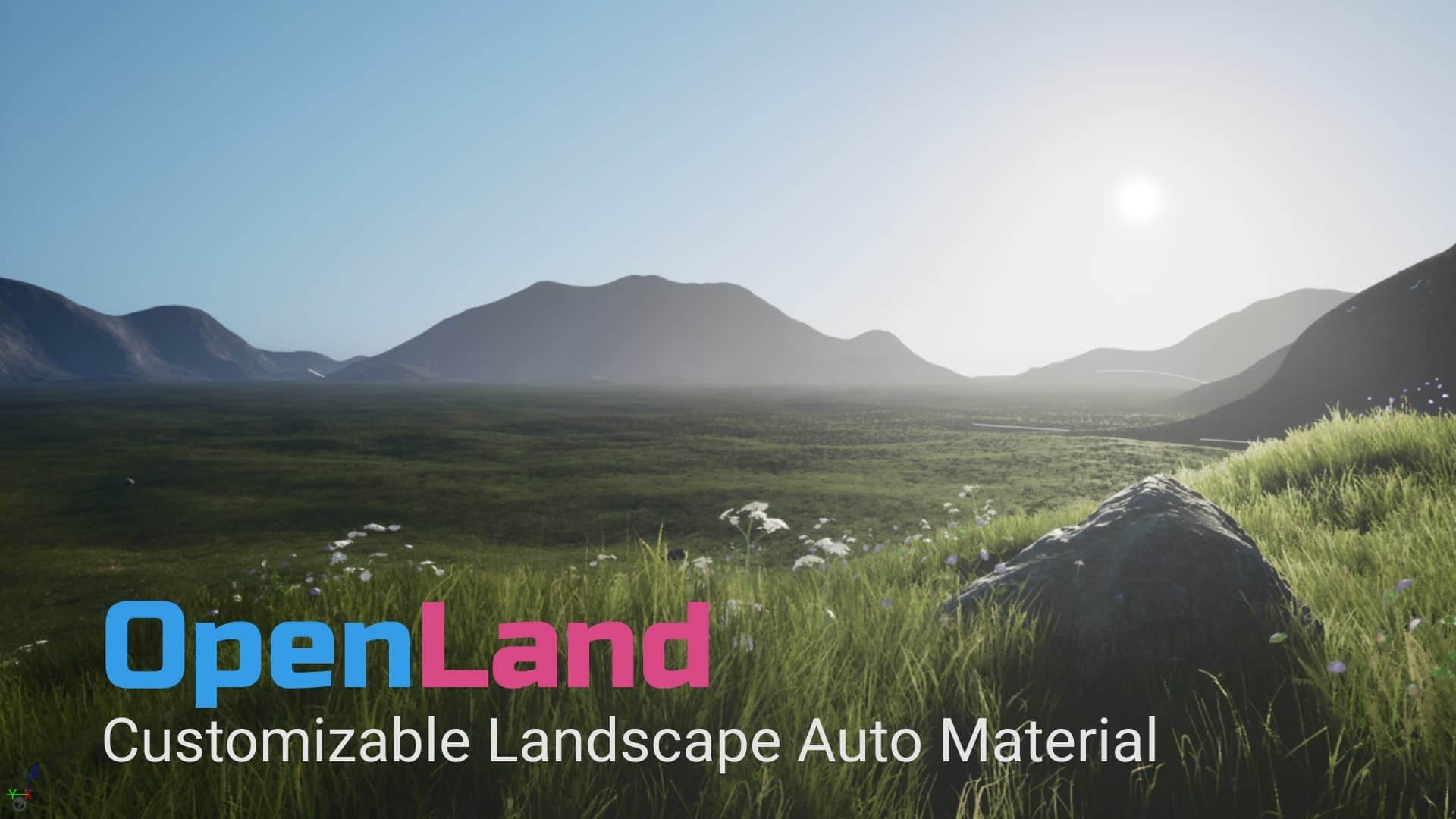 开放世界自定义自动地形材质-OpenLand – Customizable Landscape Auto Material V4