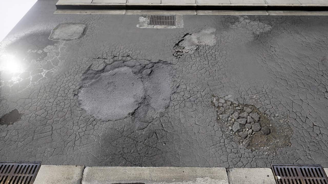 街道路面贴花材质-Photo Asphalt Set