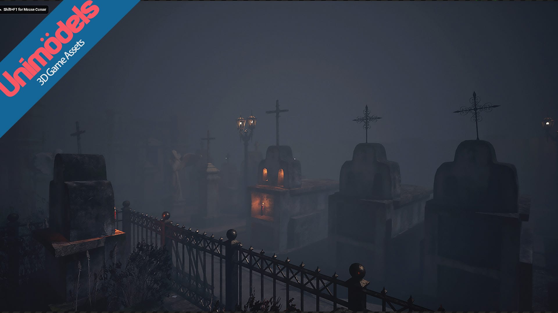 墓地陵园-Cemetery Pack Vol. 1 by Unimodels