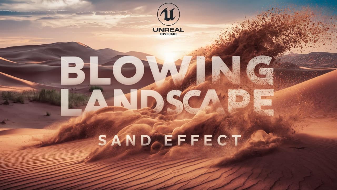 沙丘景观吹沙特效 – Blowing Landscape Sands Effect