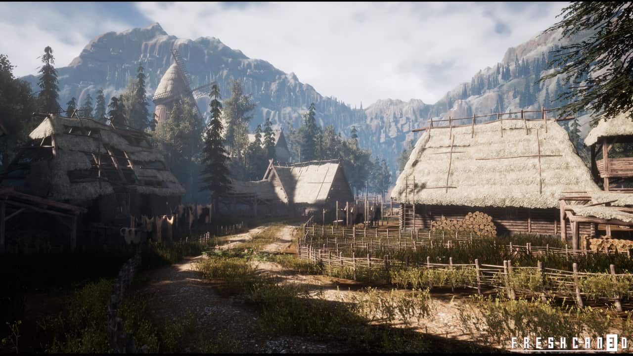 中世纪村庄 – Medieval Village Megapack with Interiors