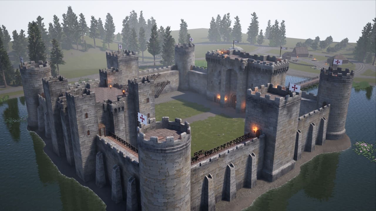 中世纪城堡-ThreeDee Medieval Castle