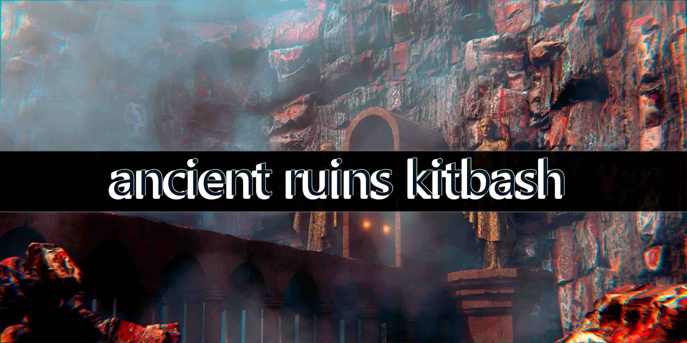 古代遗迹模型包 – Ancient Ruins Kitbash