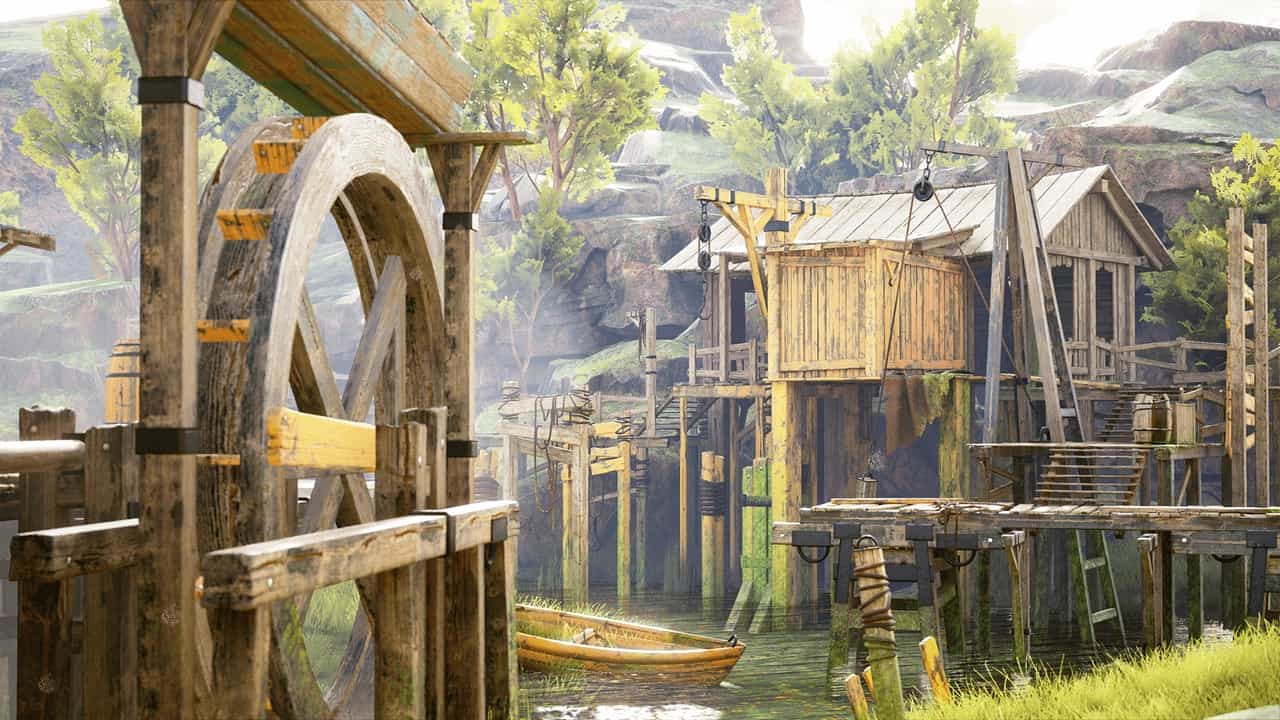 中世纪沼泽木屋-Modular Swamp Shack Pack