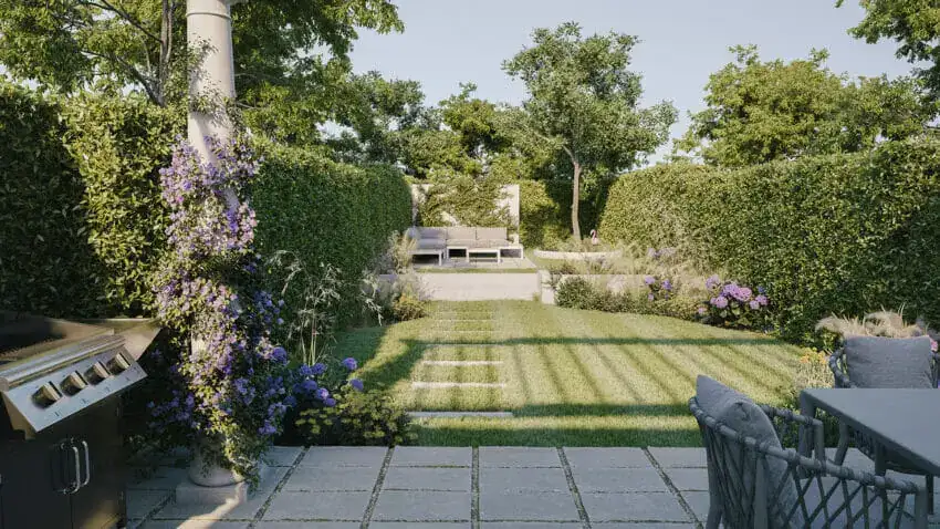 iMeshh – 完整花园场景动画 | iMeshh – Full Garden Scene Animation