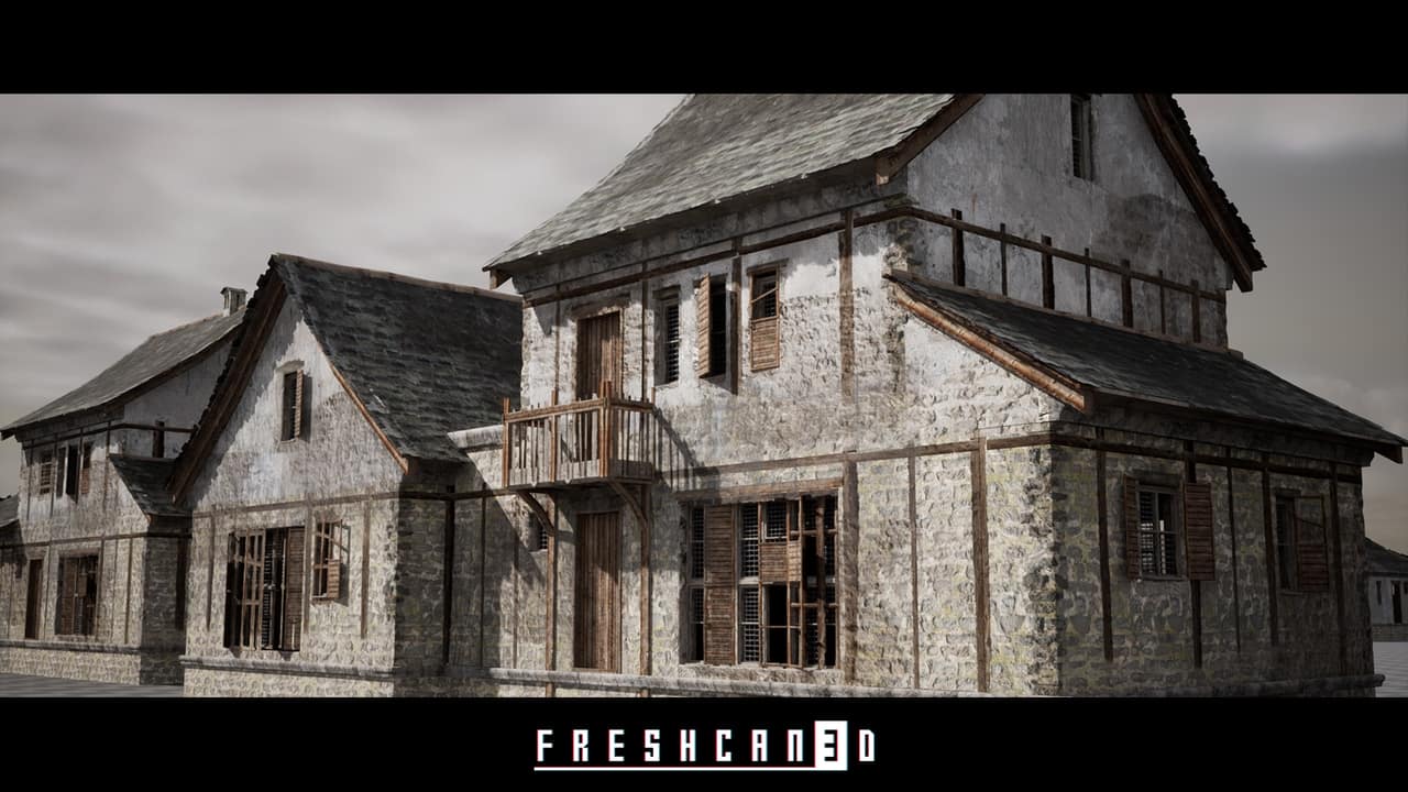 中世纪房屋-Old Village Houses Pack
