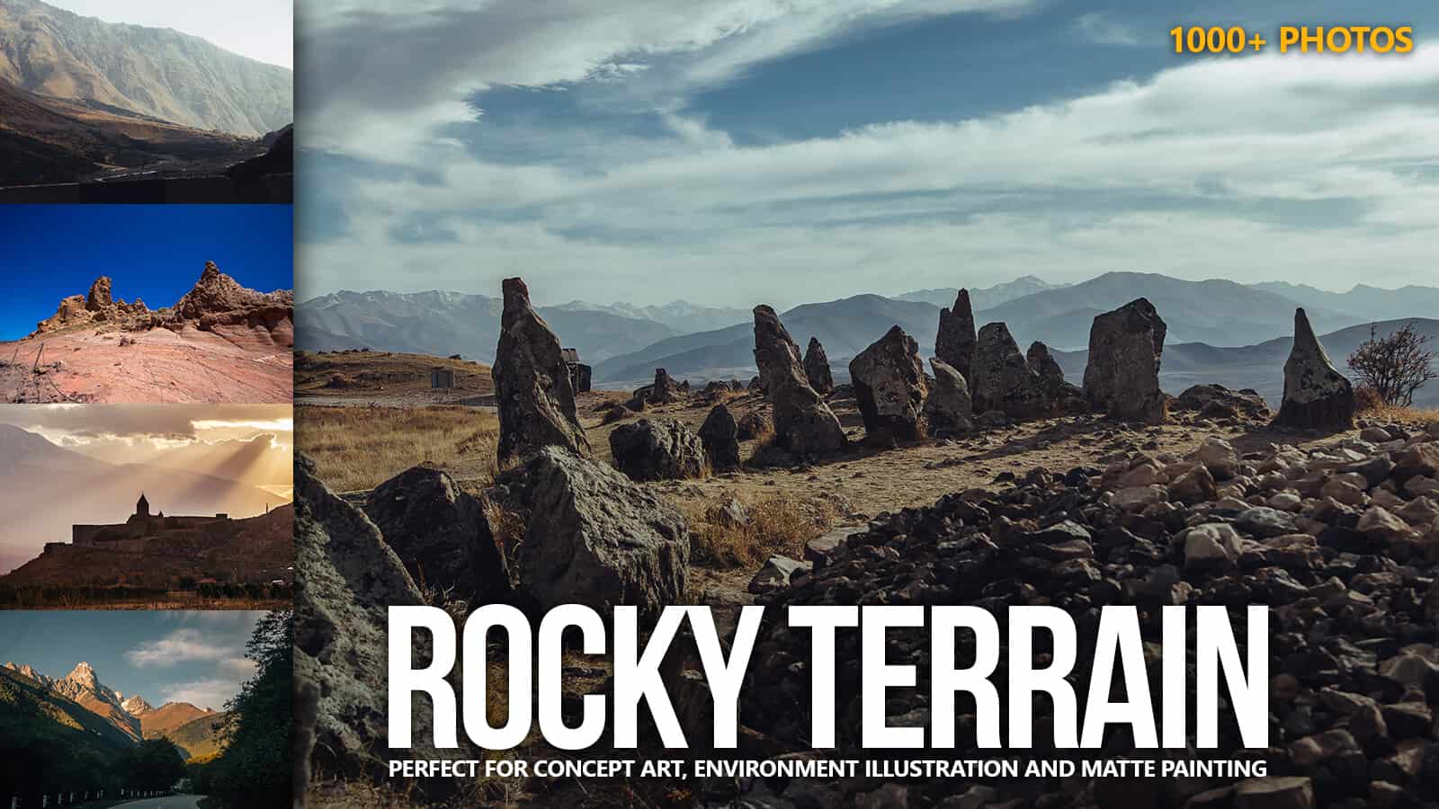 1000+ 岩石地形参考图片 – 1000+ Rocky Terrain Reference Pictures