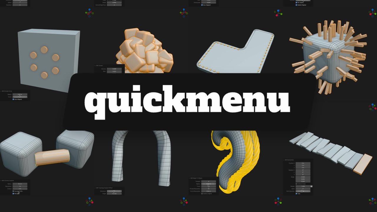 快捷菜单 for Blender-Panel Stitcher v2.0.3