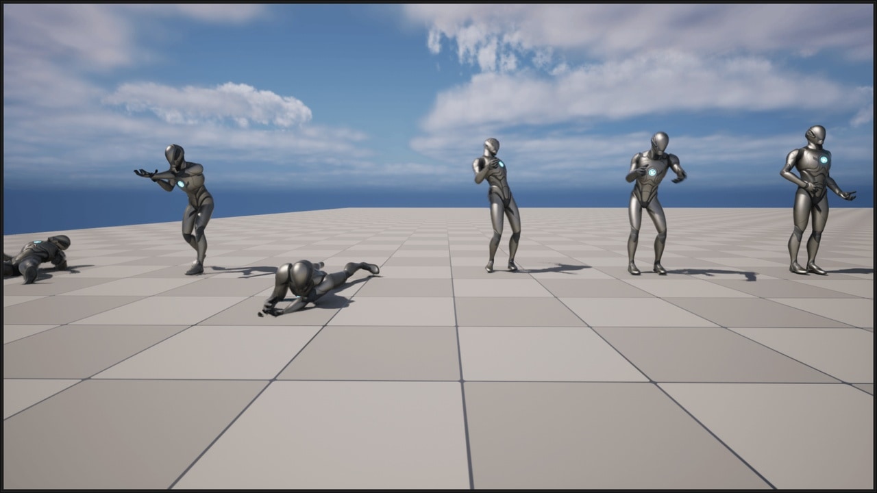 突击步枪动画 – Assault Rifle Animations