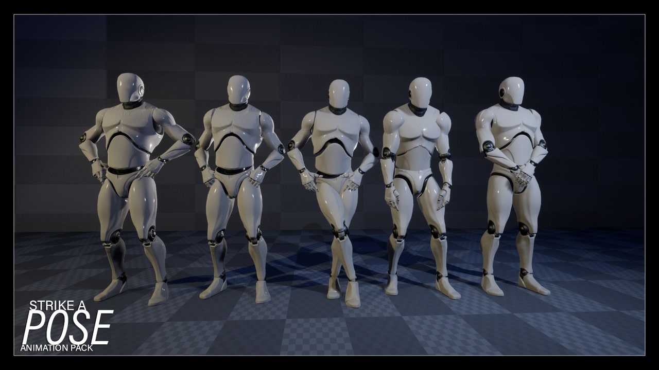 待机姿势动作包 – Strike A Pose – Animation Pack