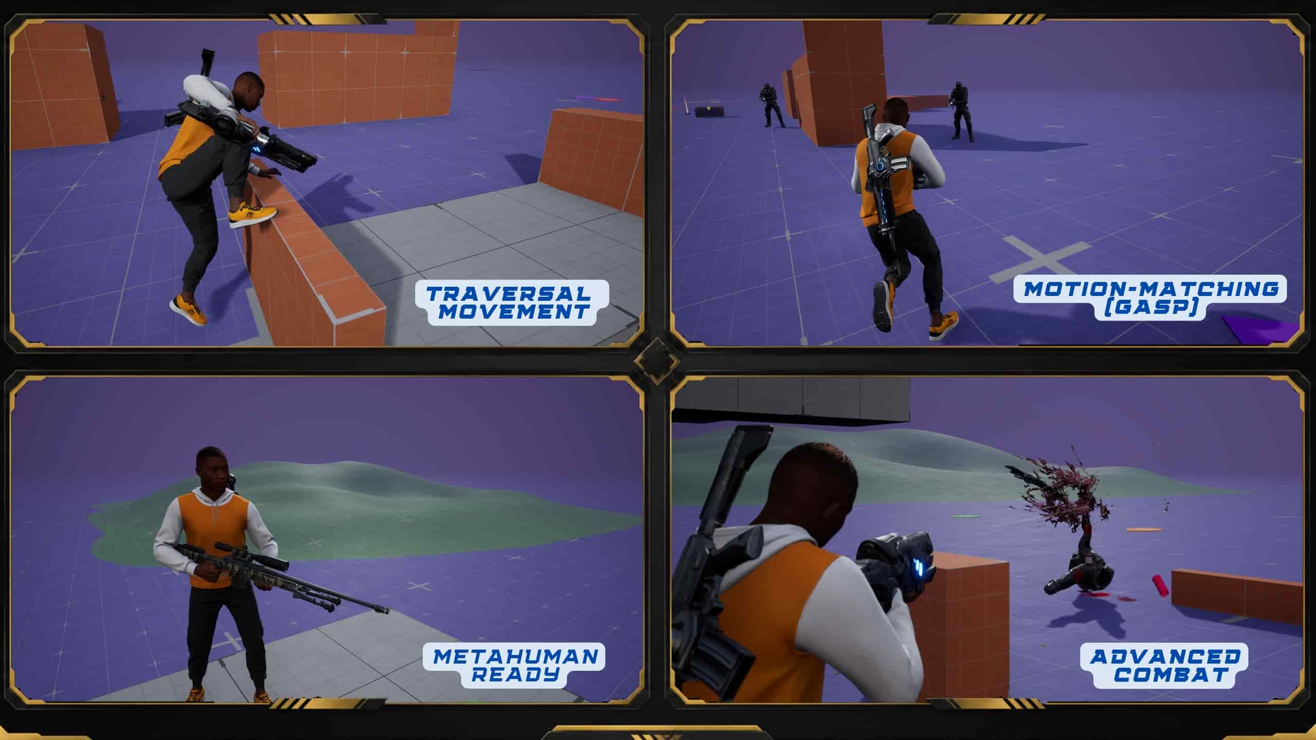 Voyager: 第三人称射击游戏模板 v3 – Voyager: Third Person Shooter v3