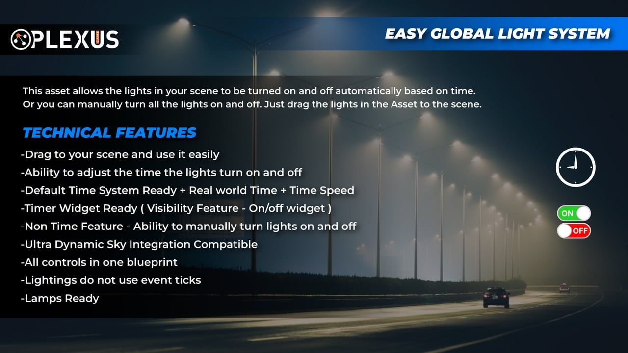 轻量级全局光照系统-Easy Global Light System – With Timer – UE5
