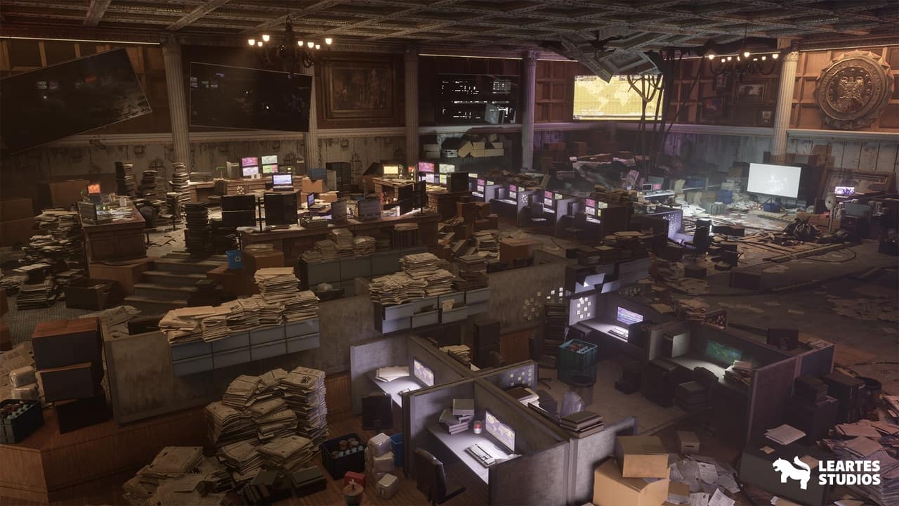 指挥中心内部环境 – Command Center Interior Environment