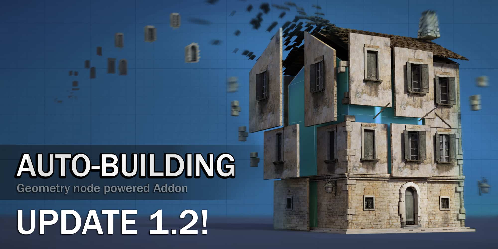 Blender自动建筑插件- Auto-Building 1.2.6
