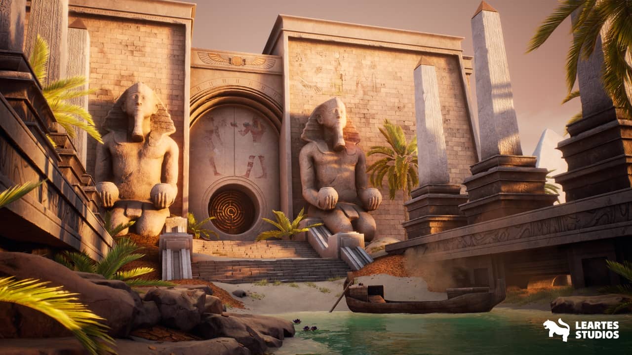 沙漠神庙环境 / 古代环境（沙漠 / 古代） – Desert Temple Environment / Ancient Environment (Desert / Ancient)