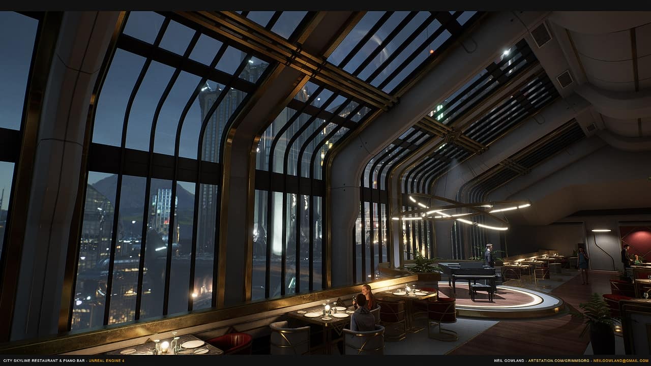 城市天际线餐厅与钢琴酒吧 – City Skyline Restaurant & Piano Bar