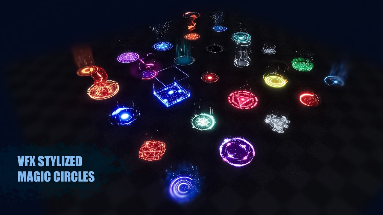 风格化魔法阵VFX – Stylized Magic Circles VFX