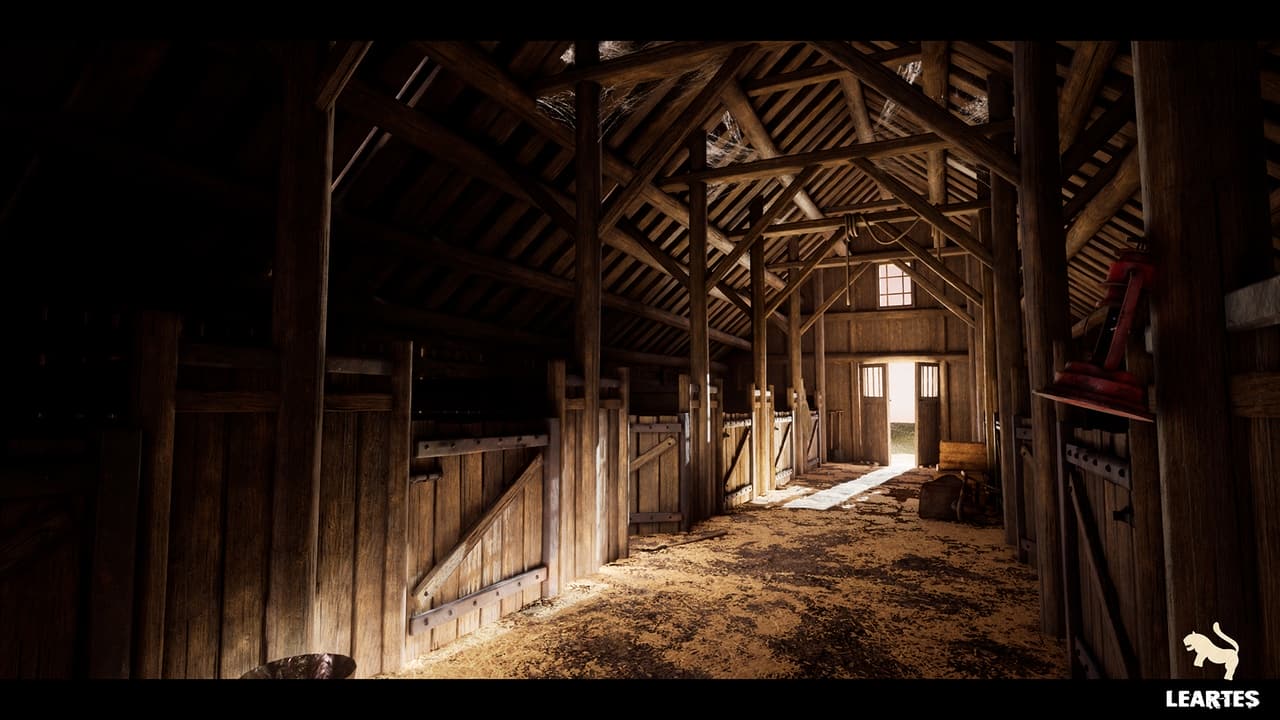 马厩环境 – Stable Environment (Stable Medieval Horse 3D Art Wood)