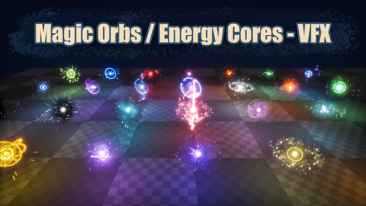 魔法能量球 / 能量核心特效 – Magic Orbs / Energy Cores – VFX