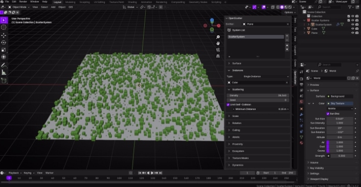 Blender开放散布插件 – OpenScatter v1.0.0
