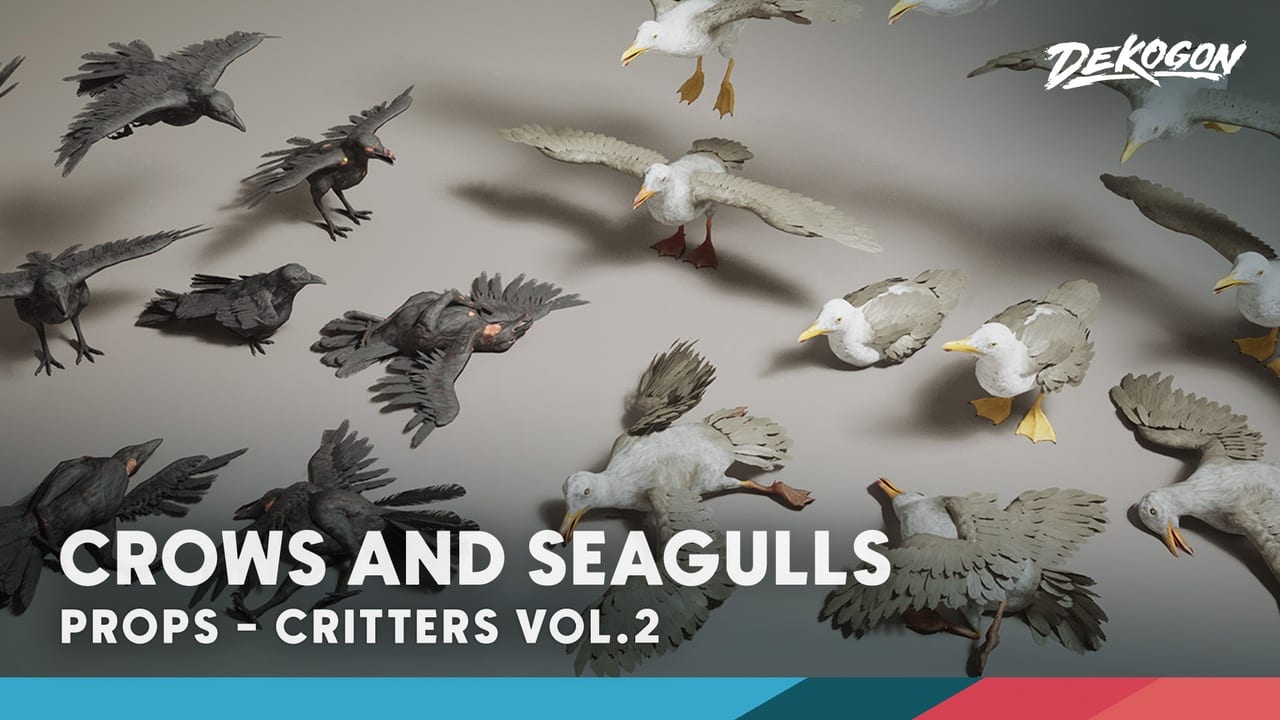 奇妙生灵 VOL.2 – Critters VOL.2: Crows & Seagulls