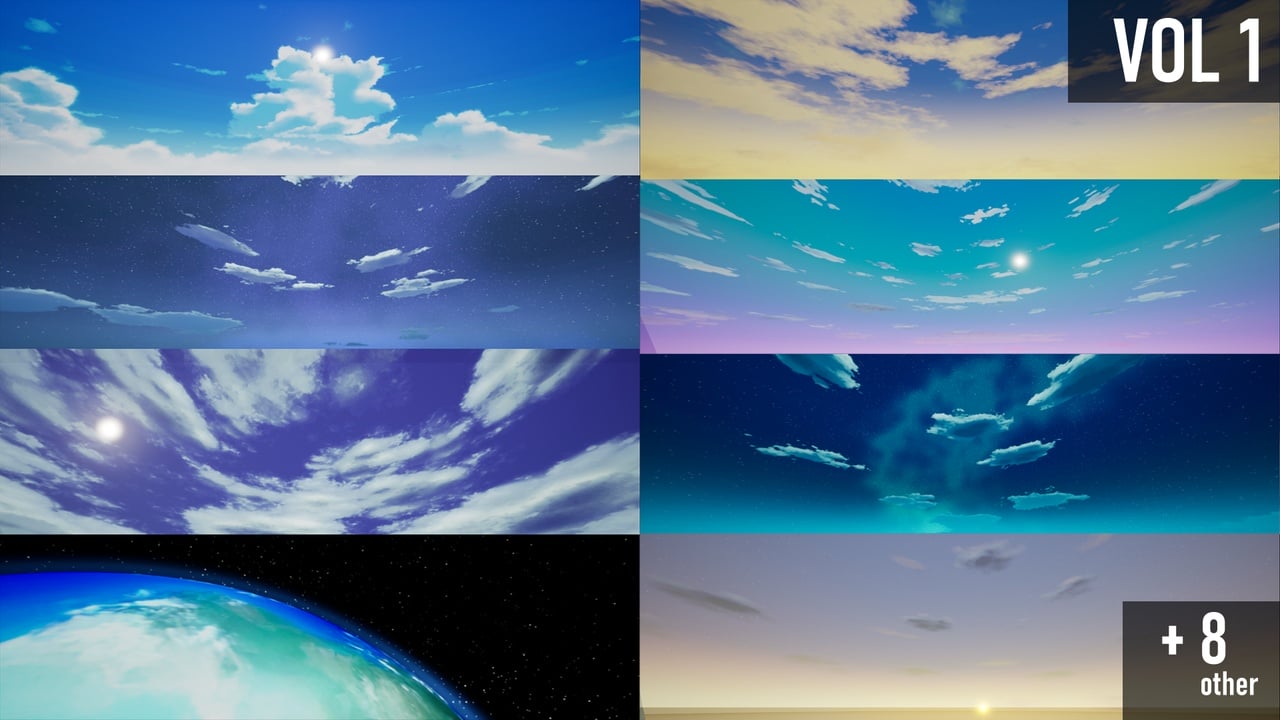 动漫天空盒 V1 – ANIME SKYBOX V1