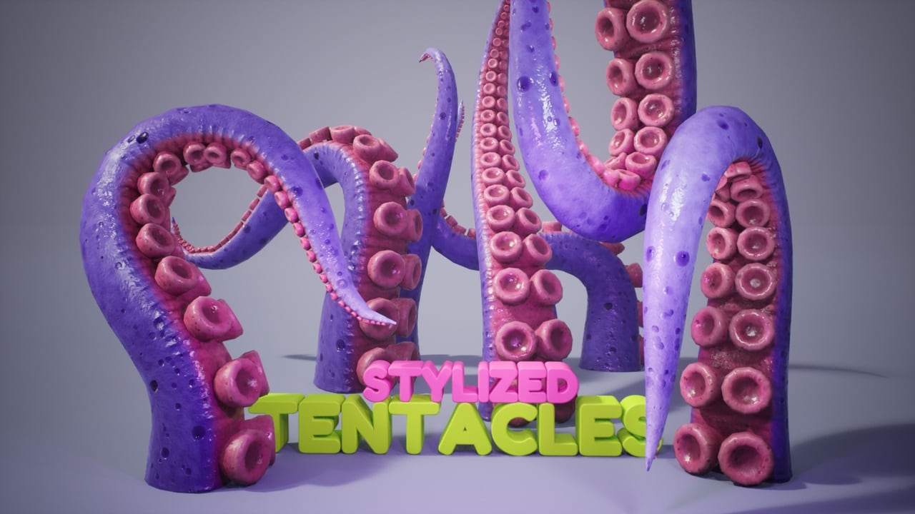 卡通触手（动画版）- Stylized Tentacles (Animated)