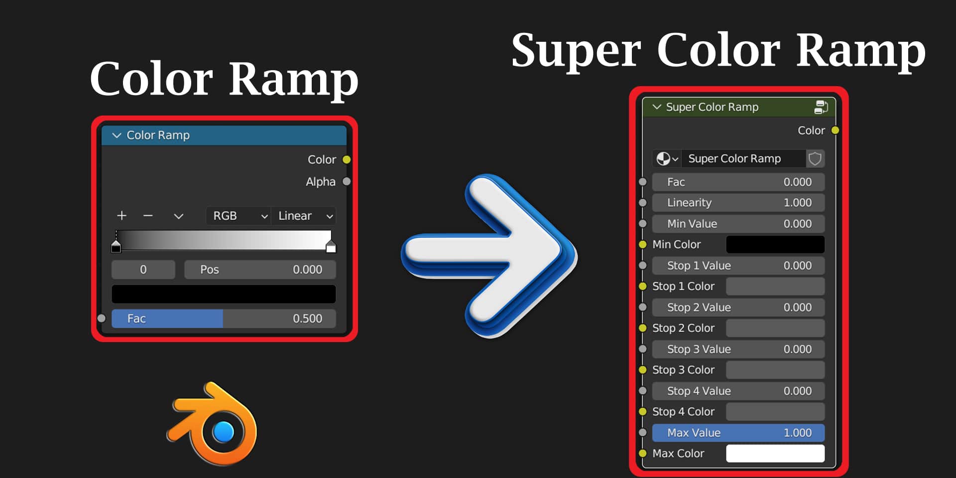 Blender色彩渐变插件 – Super Color Ramp v1.0