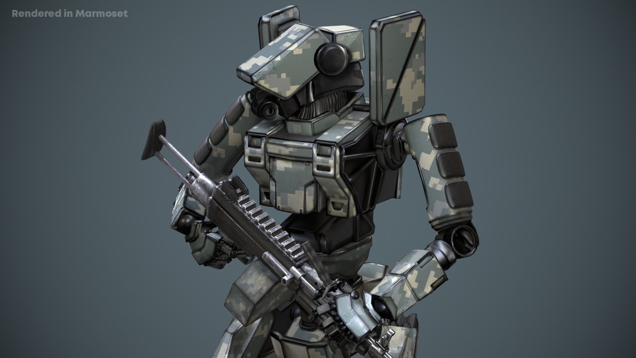 军事机器人 “Hex” – Military Droid “Hex”
