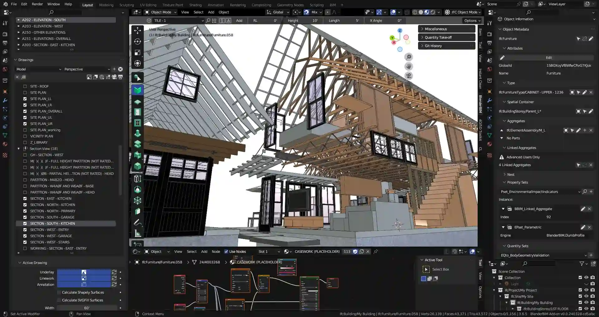 Blender建筑信息模型插件 – Bonsai v0.8.1