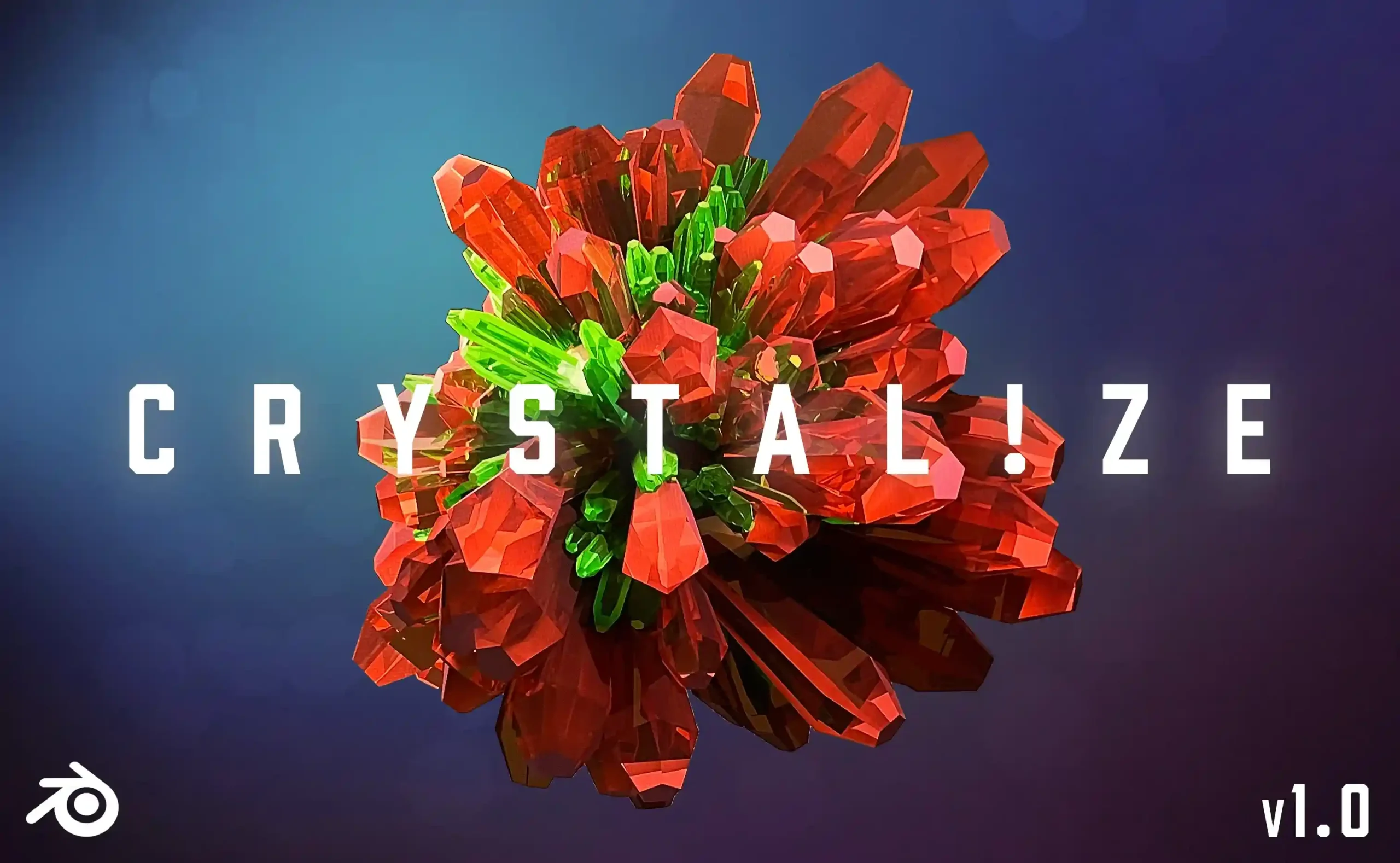 Blender晶体几何节点插件 – Crystalize v1.0