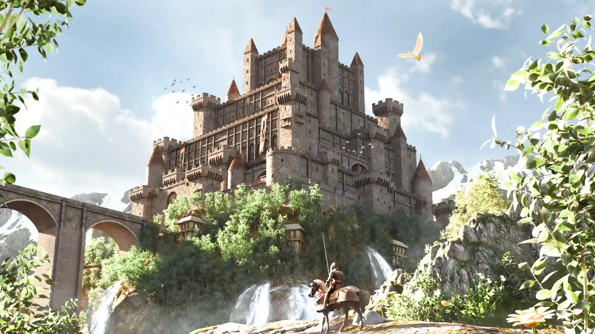 blender中世纪城堡资产模型包 – Medieval Castle Asset Pack