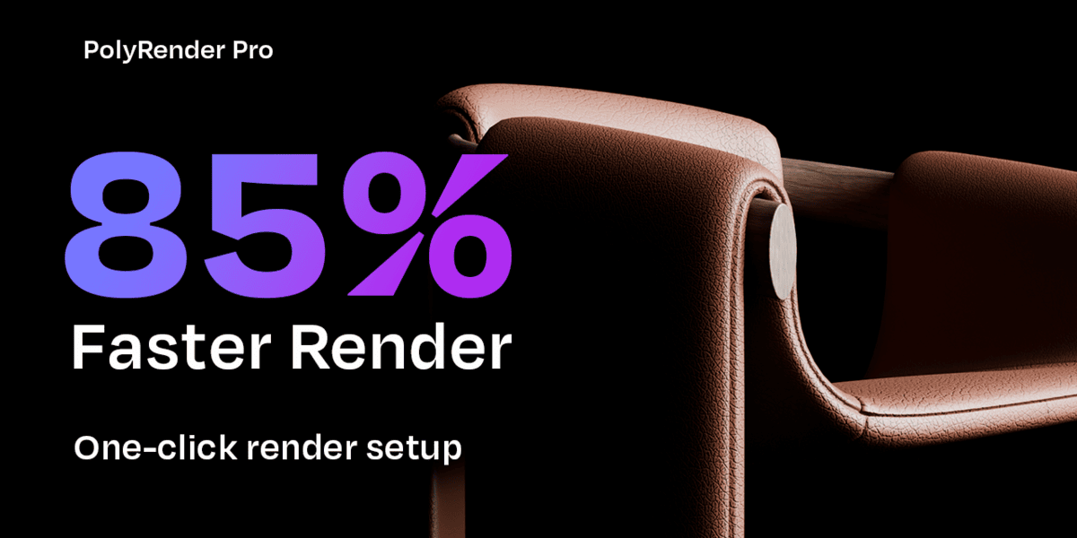 Blender一键渲染设置插件 – Poly Render Pro v3.2