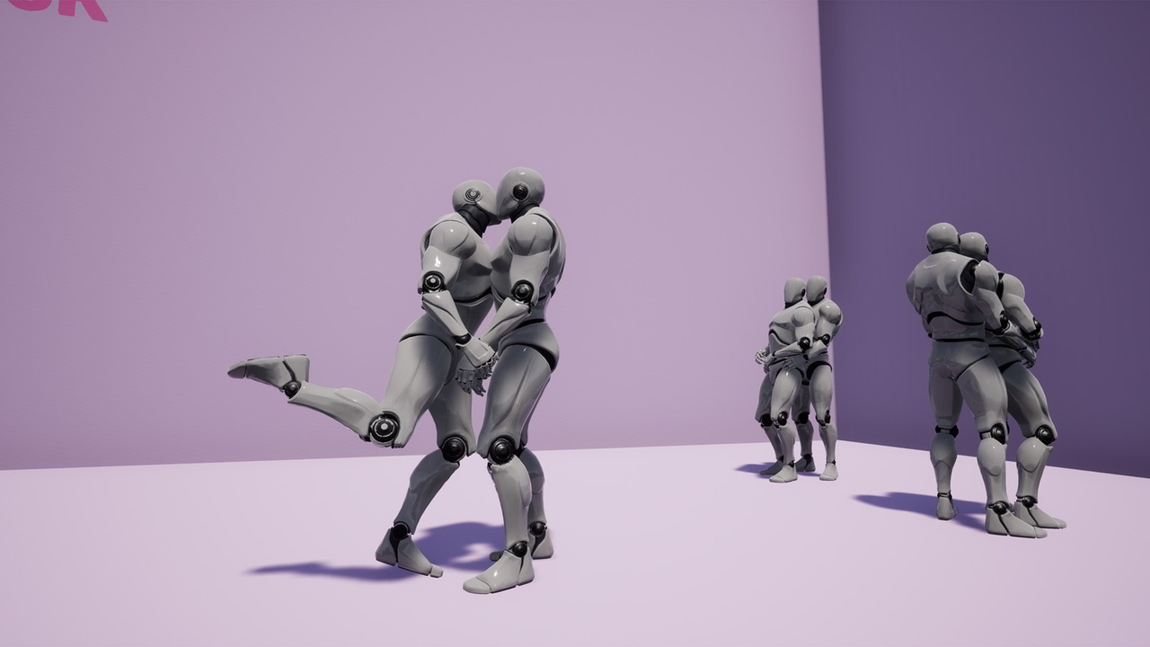 情侣互动动作动画包 – Couples Anim Pack