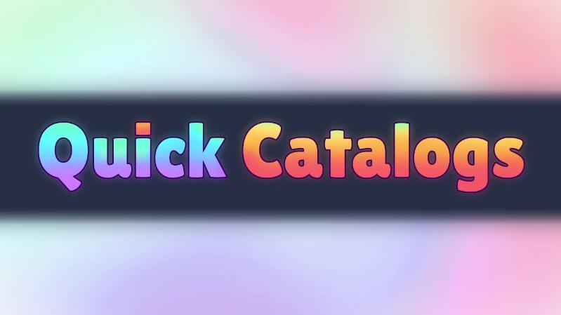 blender资源目录管理插件 – Quick Catalogs v1.0.0