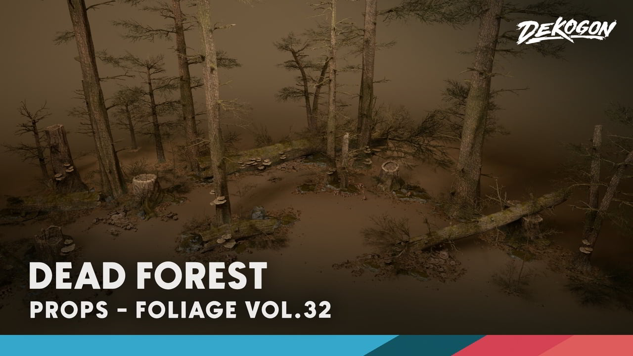 枯林植物资源包 VOL.32（支持 Nanite） – Foliage VOL.32 – Dead Forest (Nanite)