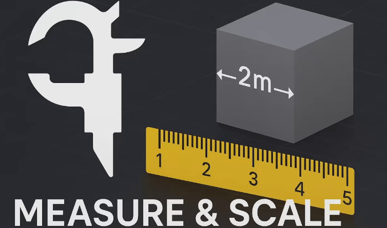 blender测量与缩放插件 – Measure and Scale v1.1.0