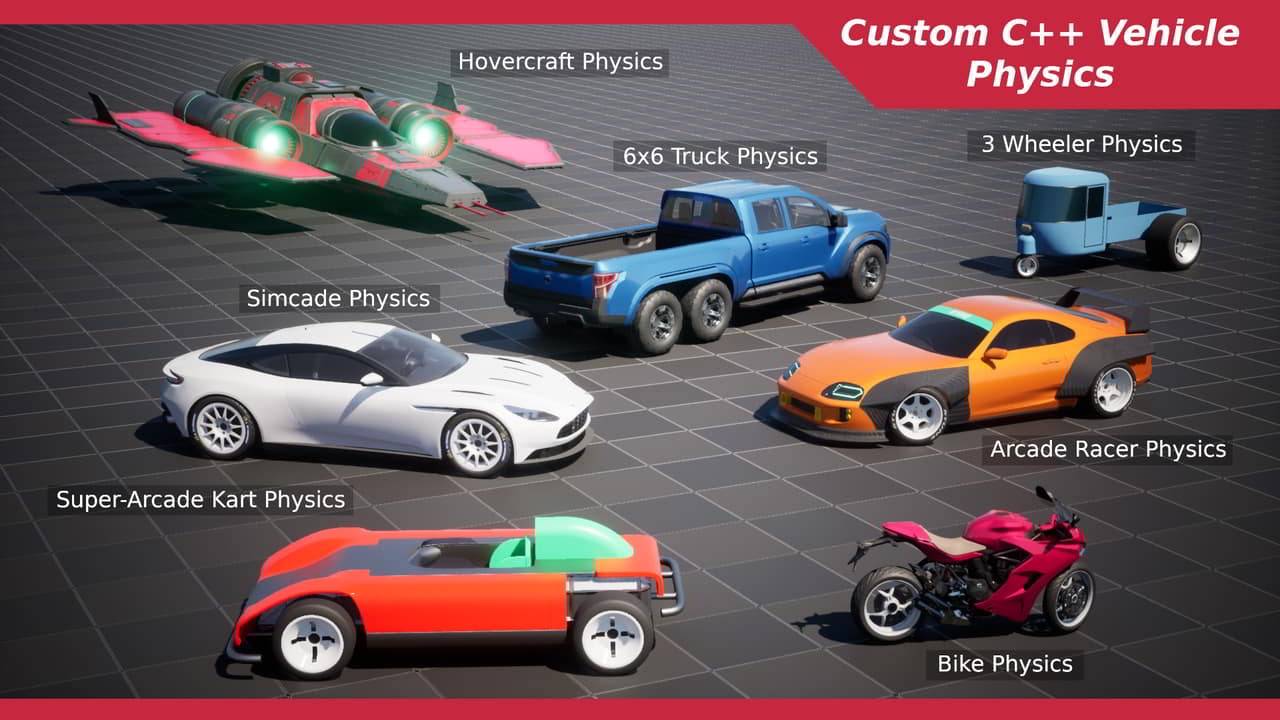 R-Tune载具物理系统 – R-Tune Vehicle Physics
