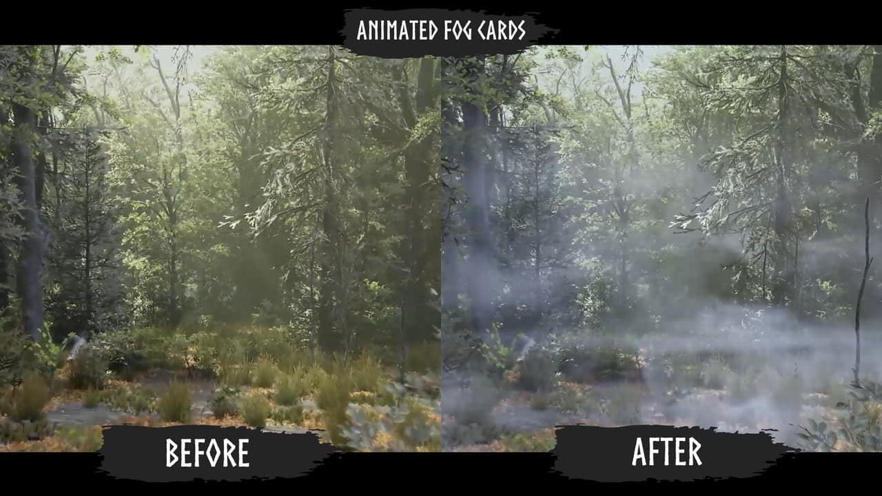 烟雾与雾效视觉特效 – Smoke & Fog VFX (Smoke, Smoke VFX, Smoke Niagara, Dust, Fog)