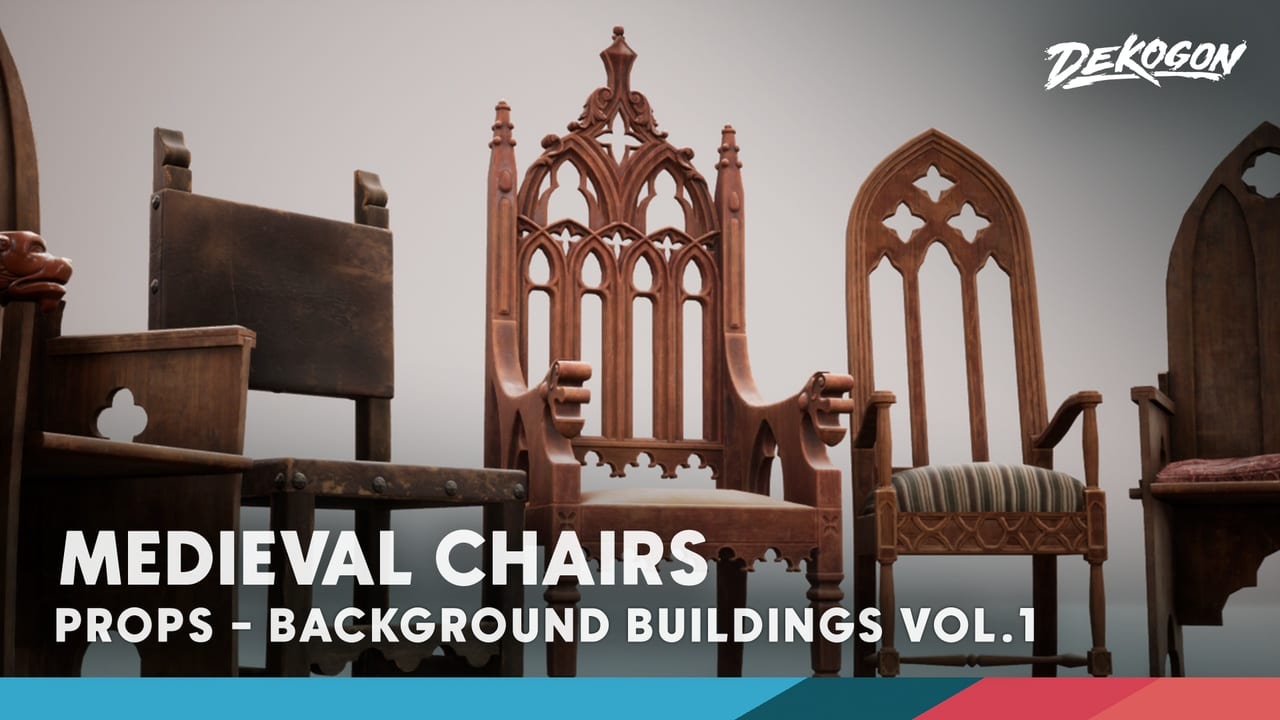 中世纪 – 第1卷 – 椅子 – Medieval – VOL 1 – Chairs