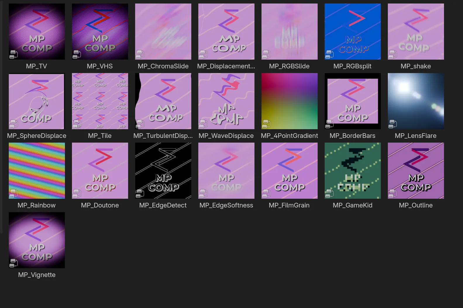 blender合成插件 – MP_Comp v1.0.1