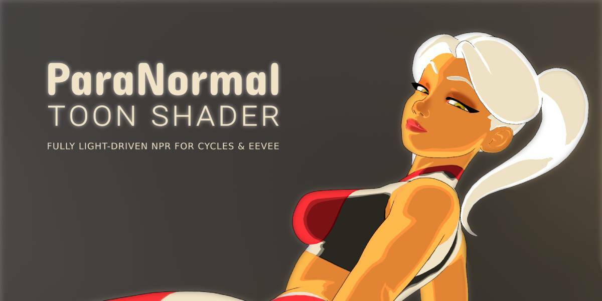 blender动漫卡通真实灯光三渲二着色器- Paranormal Toon Shader v0.4.0