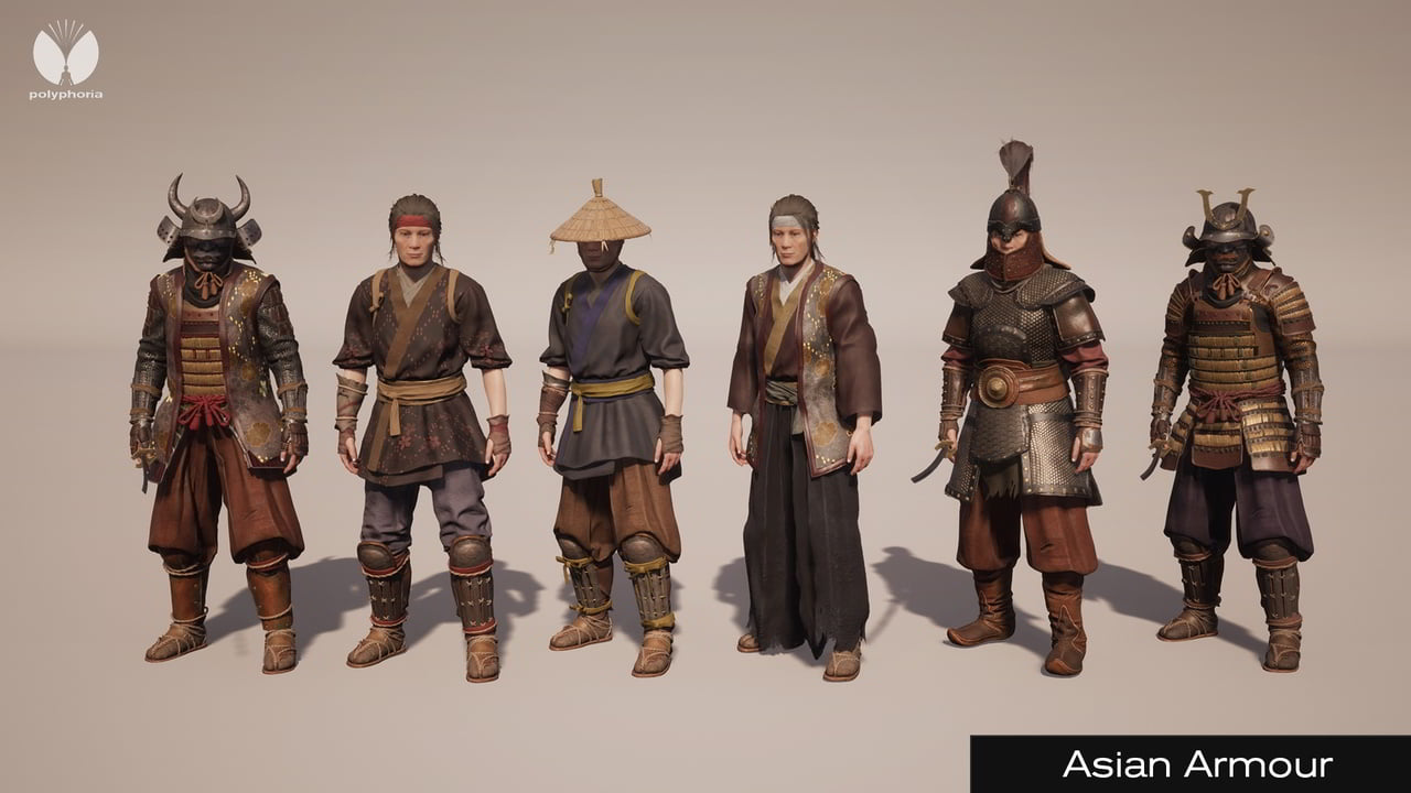 亚洲风格盔甲 – Asian Armour – Metahuman