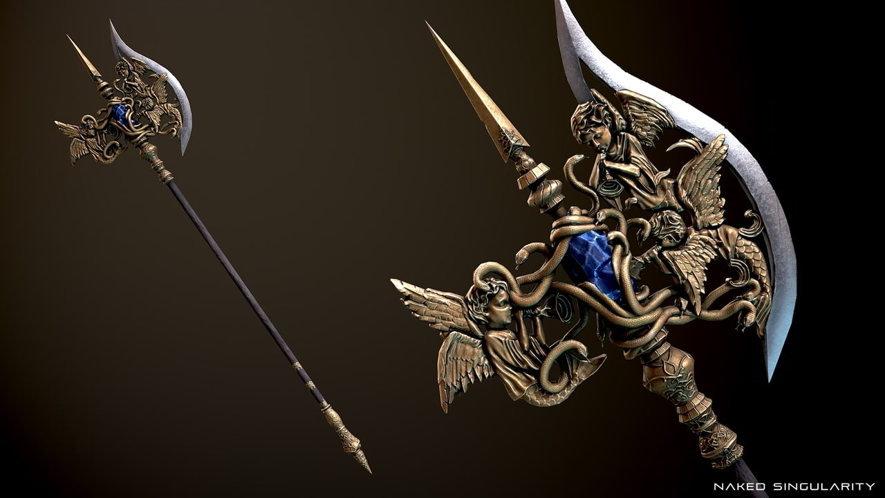 10+暗黑幻想长戟武器集 – Dark Fantasy Halberds