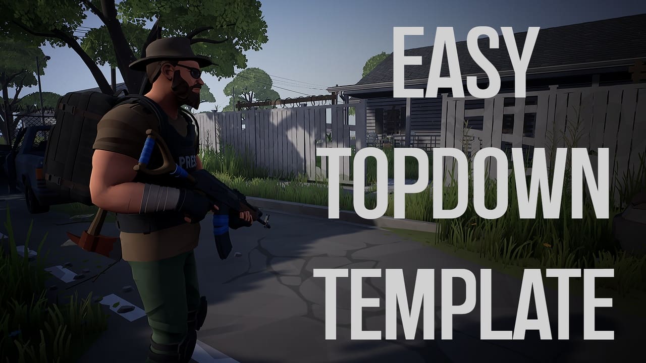 Easy TopDown模板V1.01 | 生存动作射击RPG – Easy TopDown Template V1.01 | Survival Action Shooter RPG