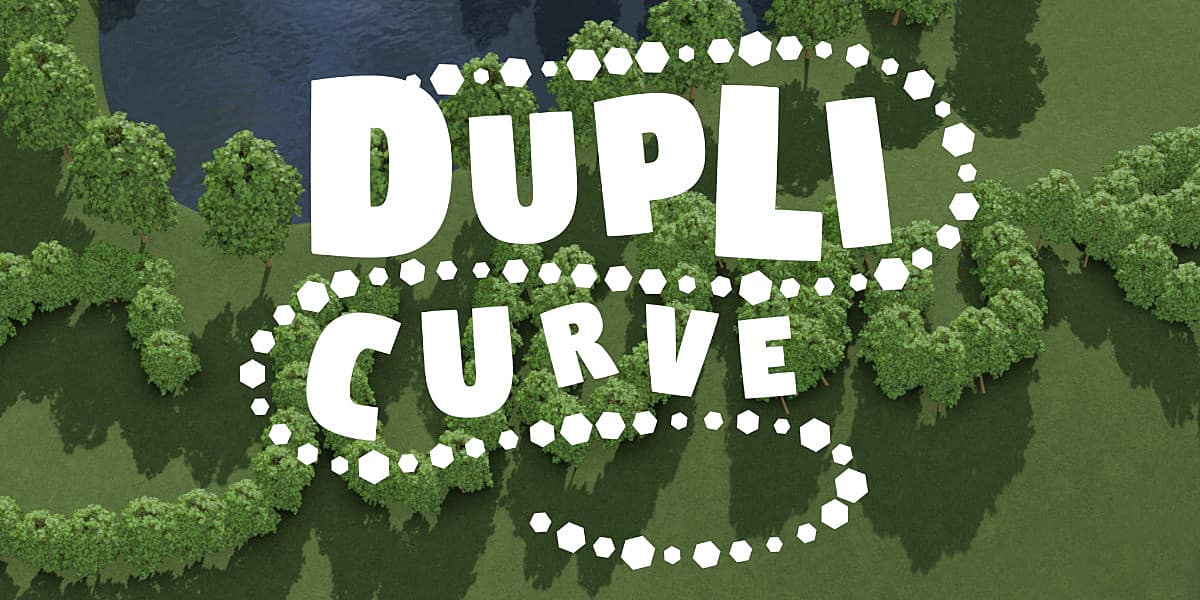 blender曲线复制分布插件 – Dupli-Curve v3.6.0