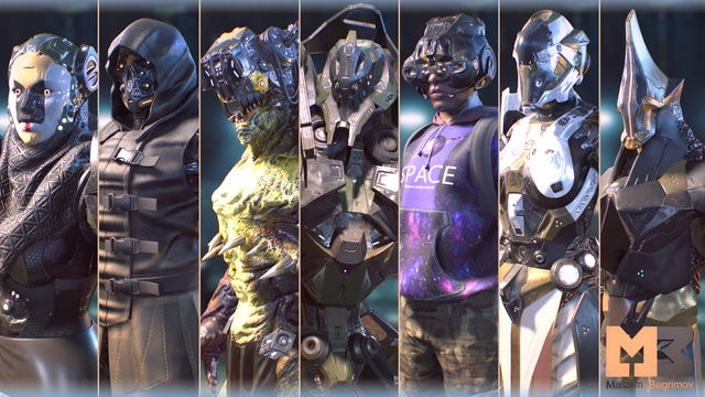 科幻角色包第二卷 – Sci-Fi Characters (Pack) Vol.2